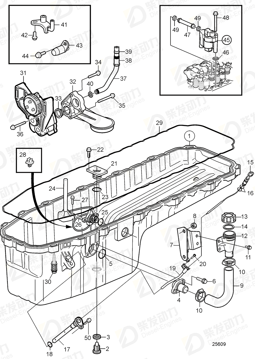 VOLVO Bracket 3807087 Drawing